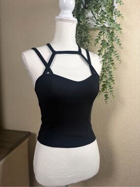 Express Black Strappy Tank Top